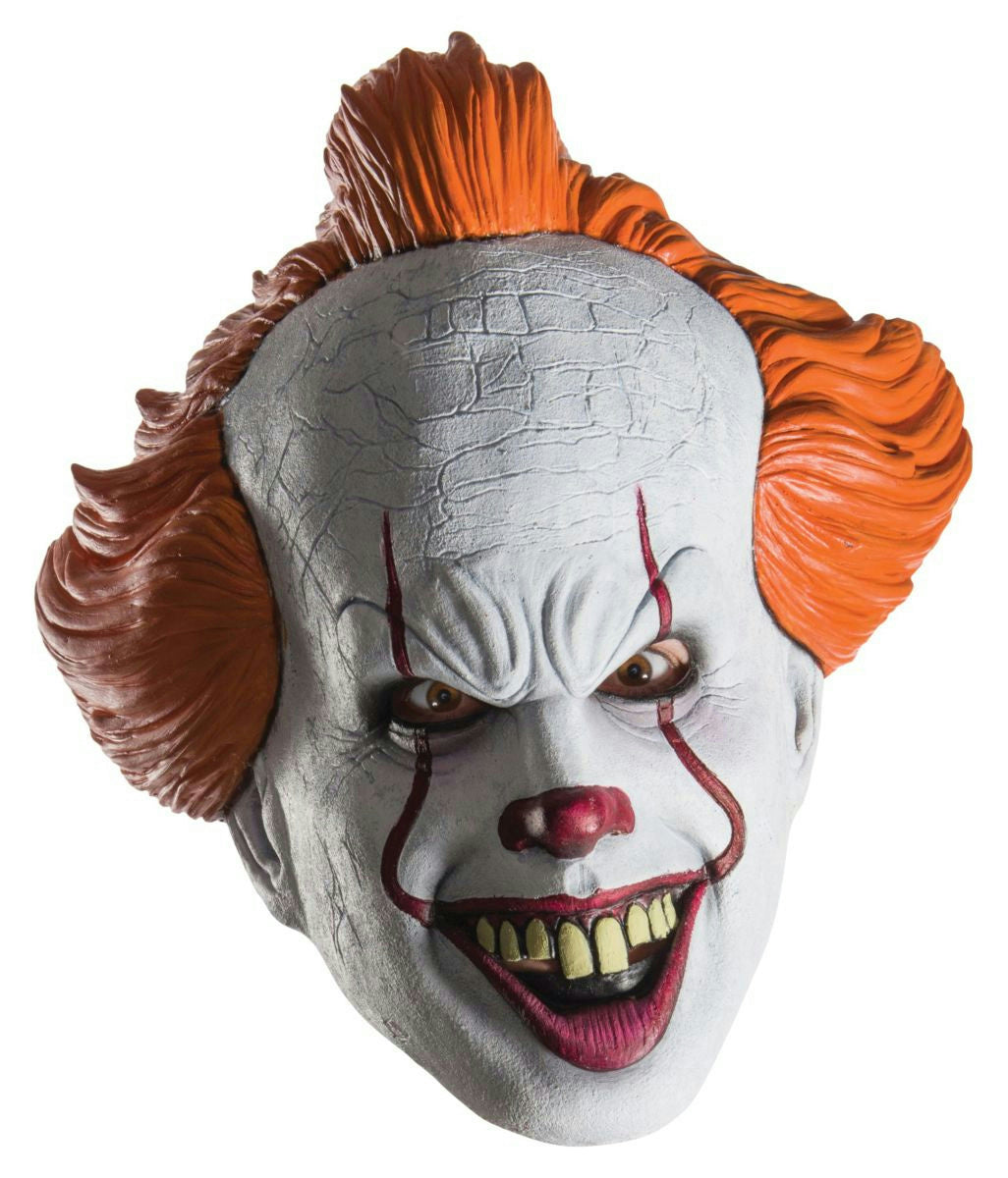 IT the Movie 2017 Version Pennywise Adult 1/2 Mask by HalloweenStore.com