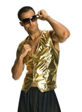 MC Rapper Gold Hammer Style Vest Time 1980s by HalloweenStore.com