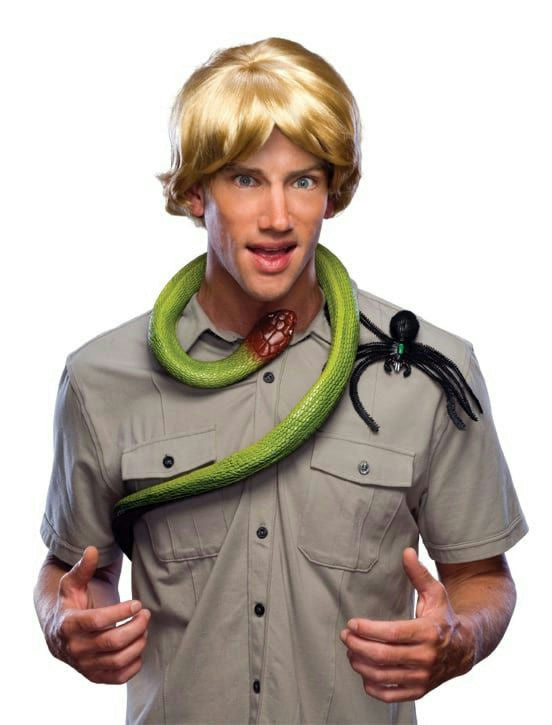 Animal Hunter Steve Irwin Messy Blonde Adult Halloween Wig by HalloweenStore.com
