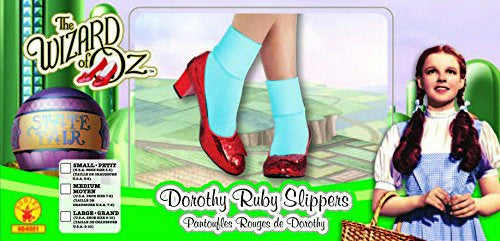 Dorothy Adult Ruby Slippers Costume Shoes by HalloweenStore.com