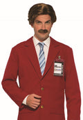 Anchorman Ron Burgundy Officially Licensed Wig and Mustache by HalloweenStore.com