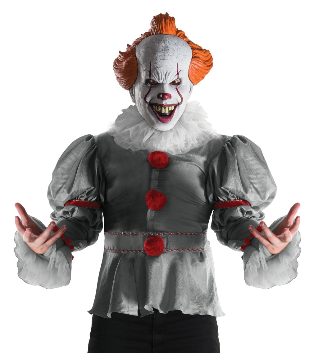 IT the Movie 2017 Version Deluxe Pennywise Clown Adult Costume with Mask STD by HalloweenStore.com