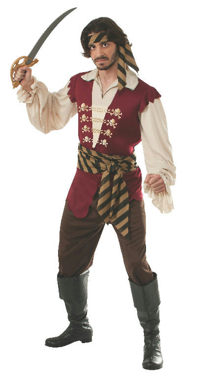 Pirate Raider Adult Deck Hand Costume by HalloweenStore.com