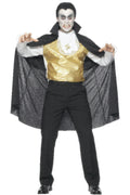 Classic Count Dracula Adult Vampire Costume with Cape CLOSEOUT by HalloweenStore.com