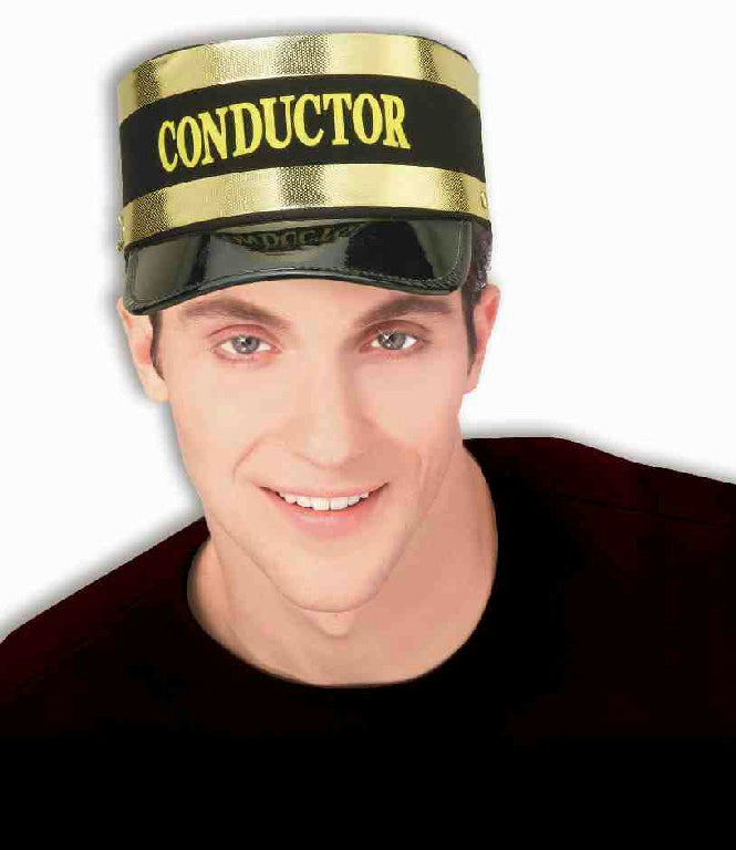 Railroad Train Conductors Conductor Hat by HalloweenStore.com