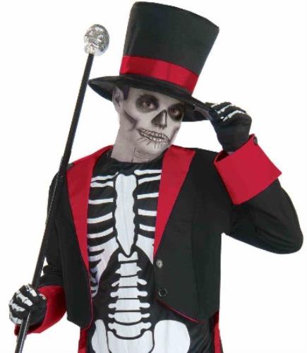 Mister Bone Jangles Skeleton Dapper Child Costume Size Large by HalloweenStore.com
