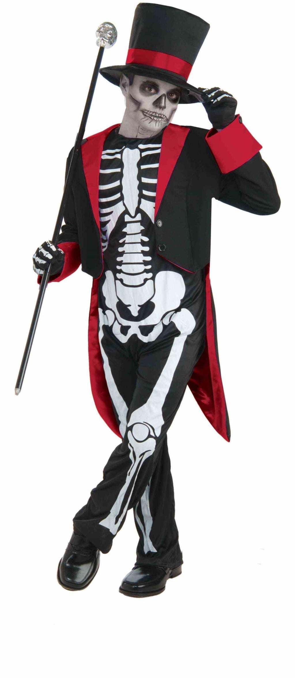 Mister Bone Jangles Skeleton Dapper Child Costume Size Medium by HalloweenStore.com