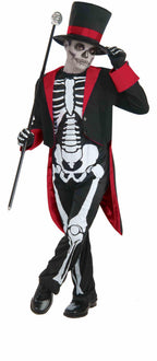 Mister Bone Jangles Skeleton Dapper Child Costume Size Medium by HalloweenStore.com