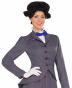 English Nanny Mary Poppins Adult Costume Standard Size by HalloweenStore.com