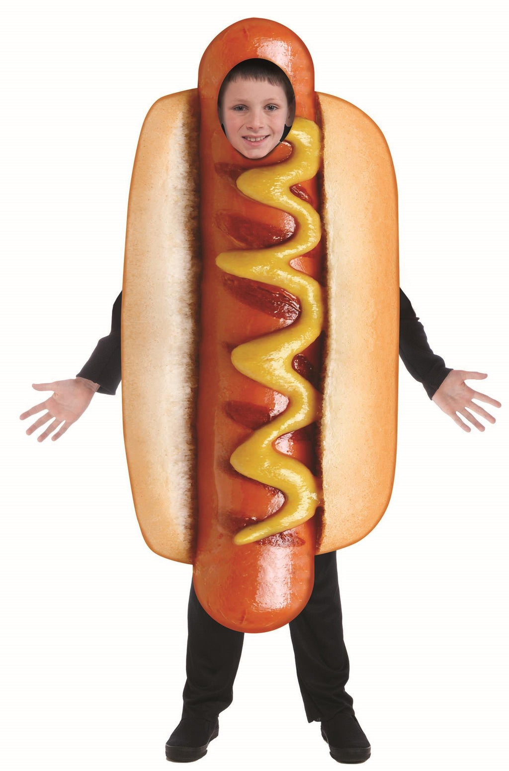 Hot Dog Child Sublimation Costume One Size by HalloweenStore.com