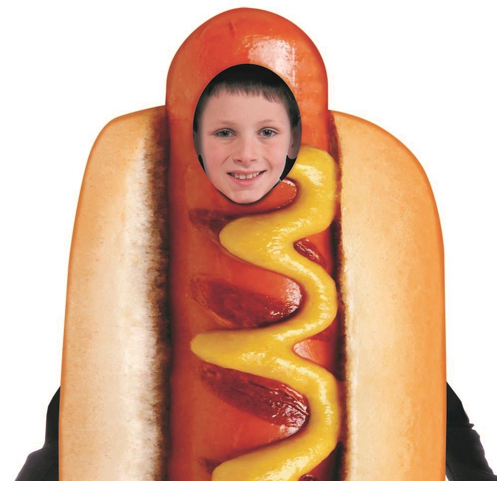 Hot Dog Child Sublimation Costume One Size by HalloweenStore.com