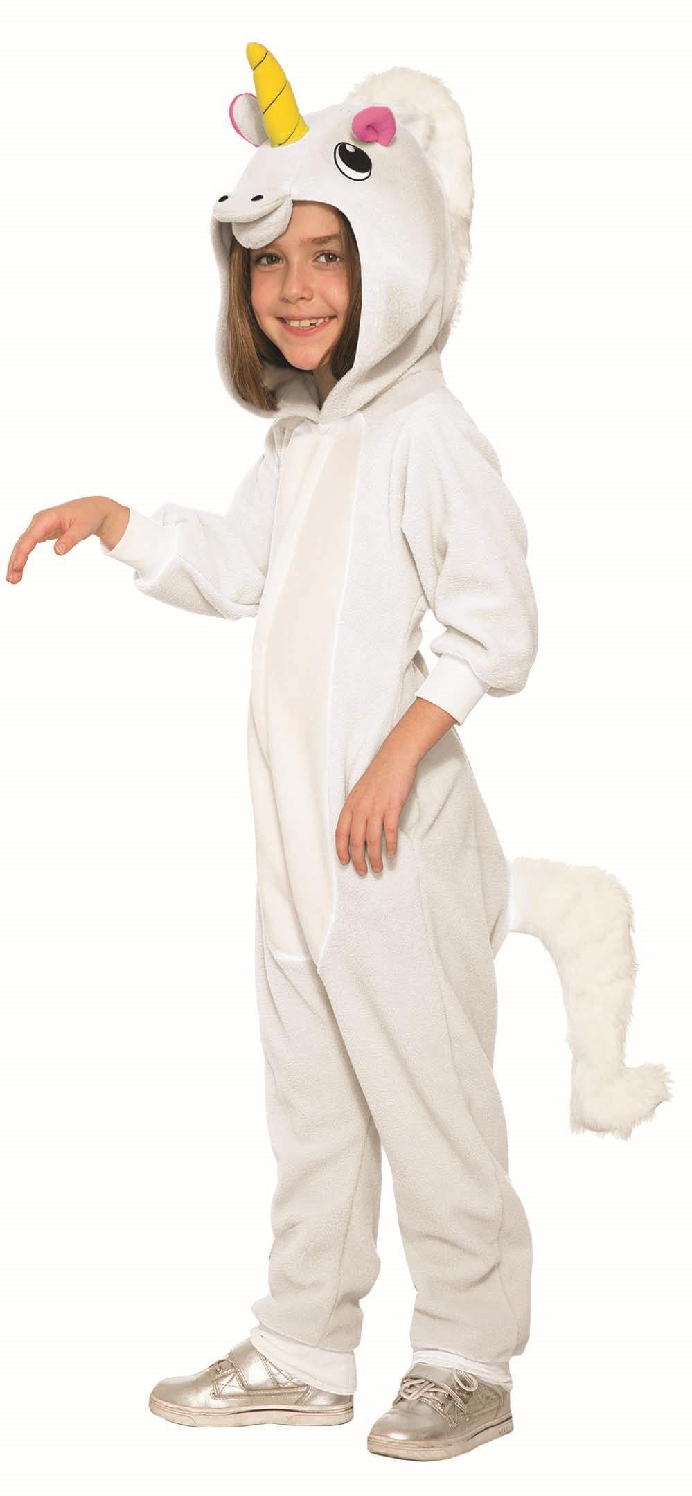 Unicorn One Piece Pajamas Kids Halloween Costume Large 12-14 by HalloweenStore.com