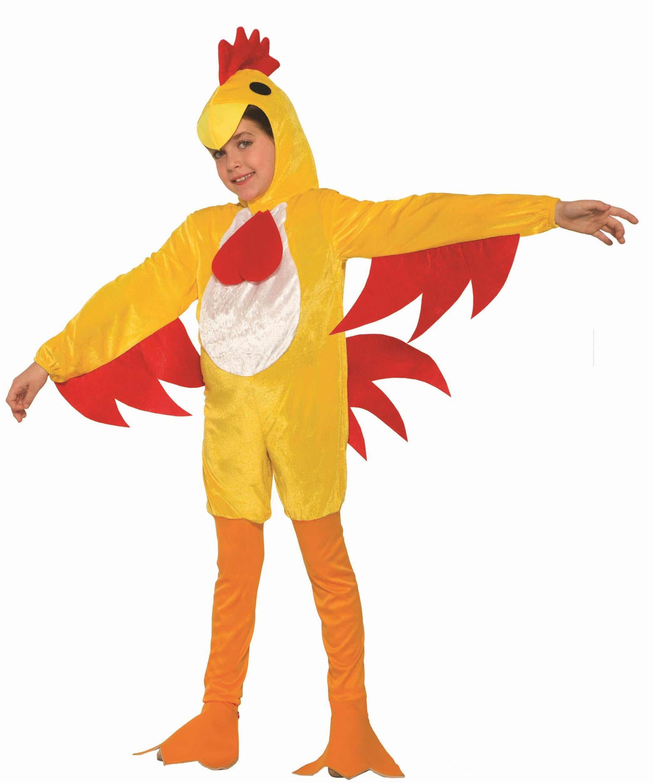 Clucky The Chicken Child Medium 8-10 Chic Halloween Costume by HalloweenStore.com