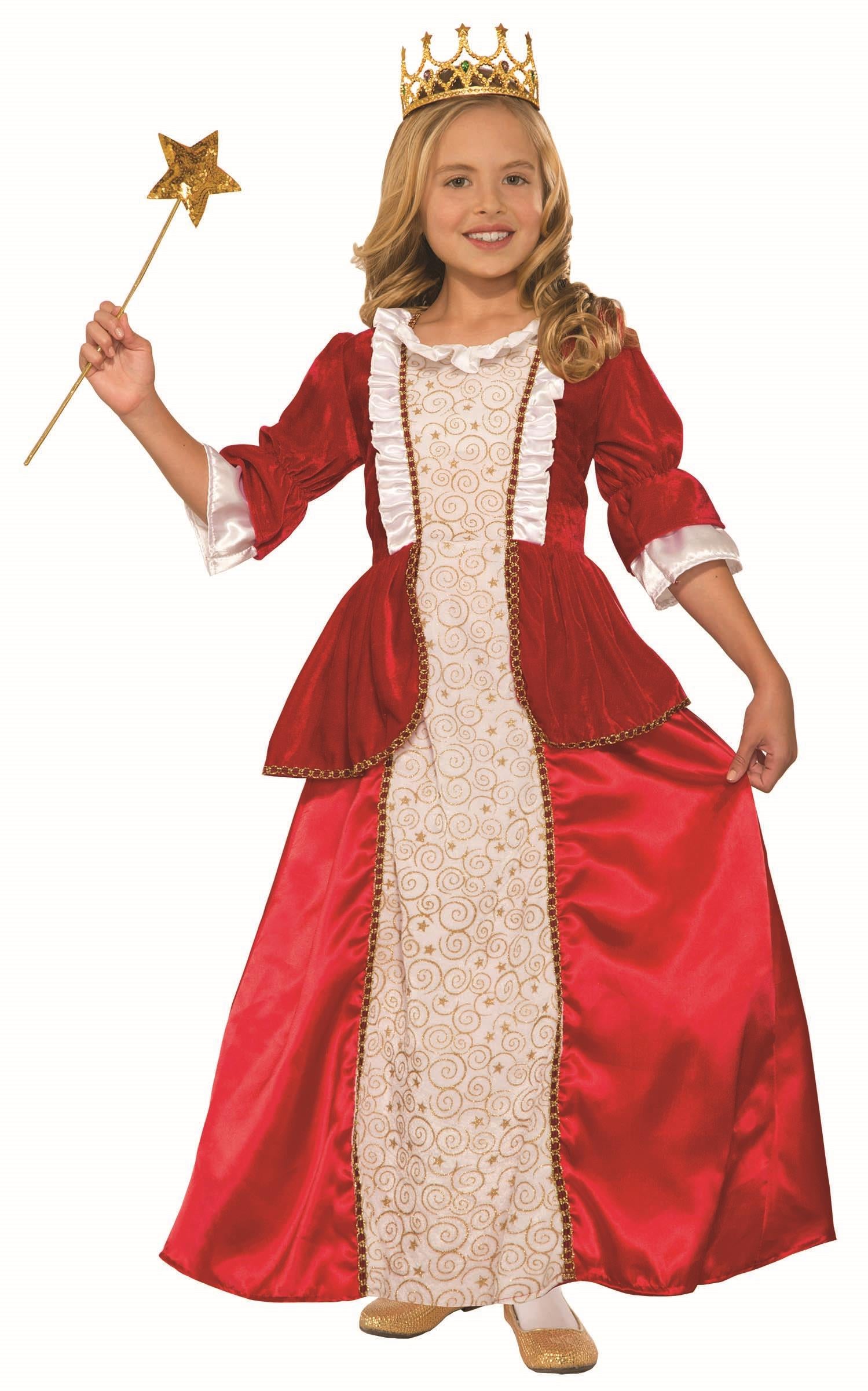 Princess Rachel Red Child Queen Kids Halloween Costume Medium 8-10 by HalloweenStore.com