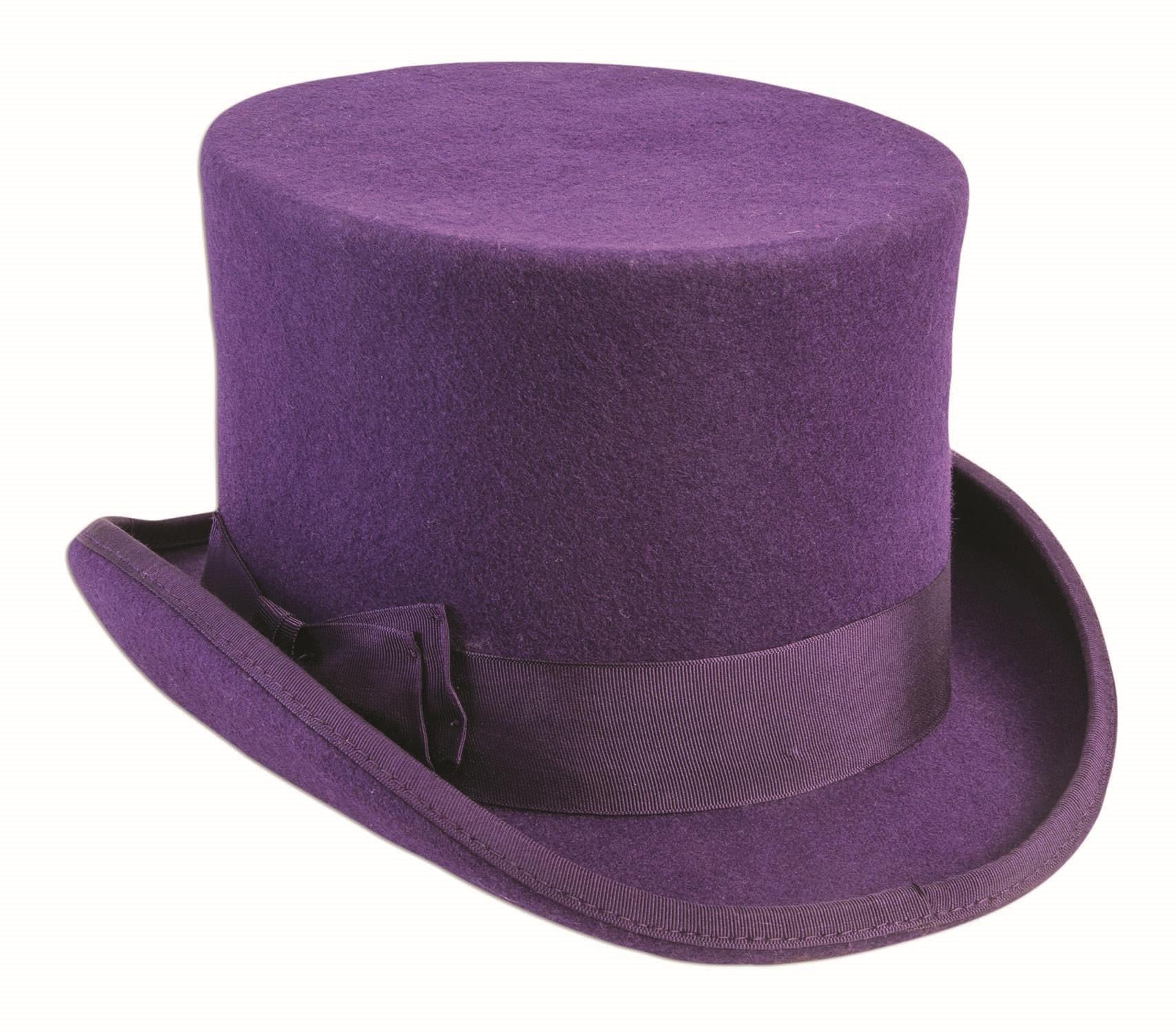 Super Deluxe Purple Top Hat by HalloweenStore.com