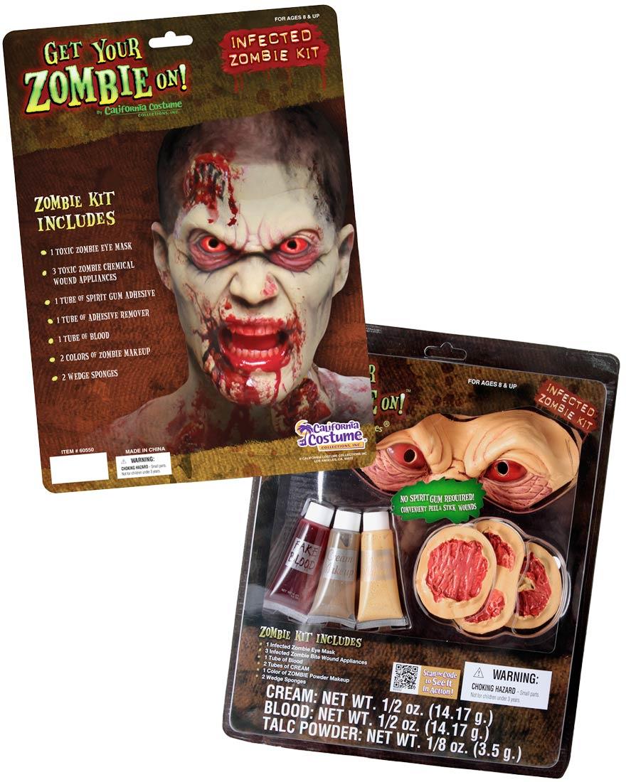 Infected Zombie Makeup Kit by HalloweenStore.com