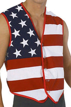 Stars and Stripes American Patriotic Flag Vest by HalloweenStore.com