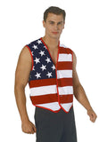 Stars and Stripes American Patriotic Flag Vest by HalloweenStore.com