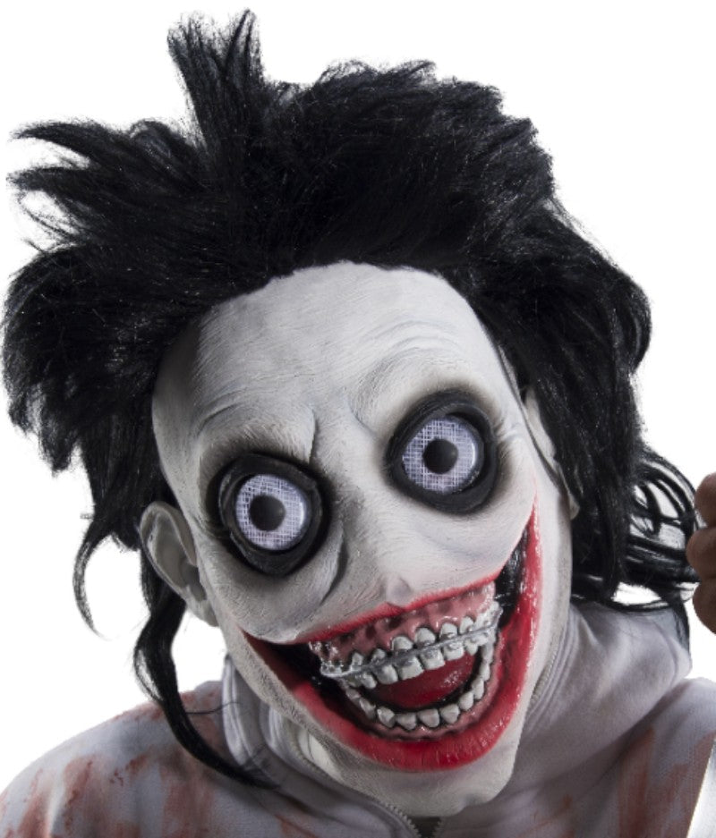 Creepypasta Go To Sleep Scary Stalker Adult Costume Mask by HalloweenStore.com