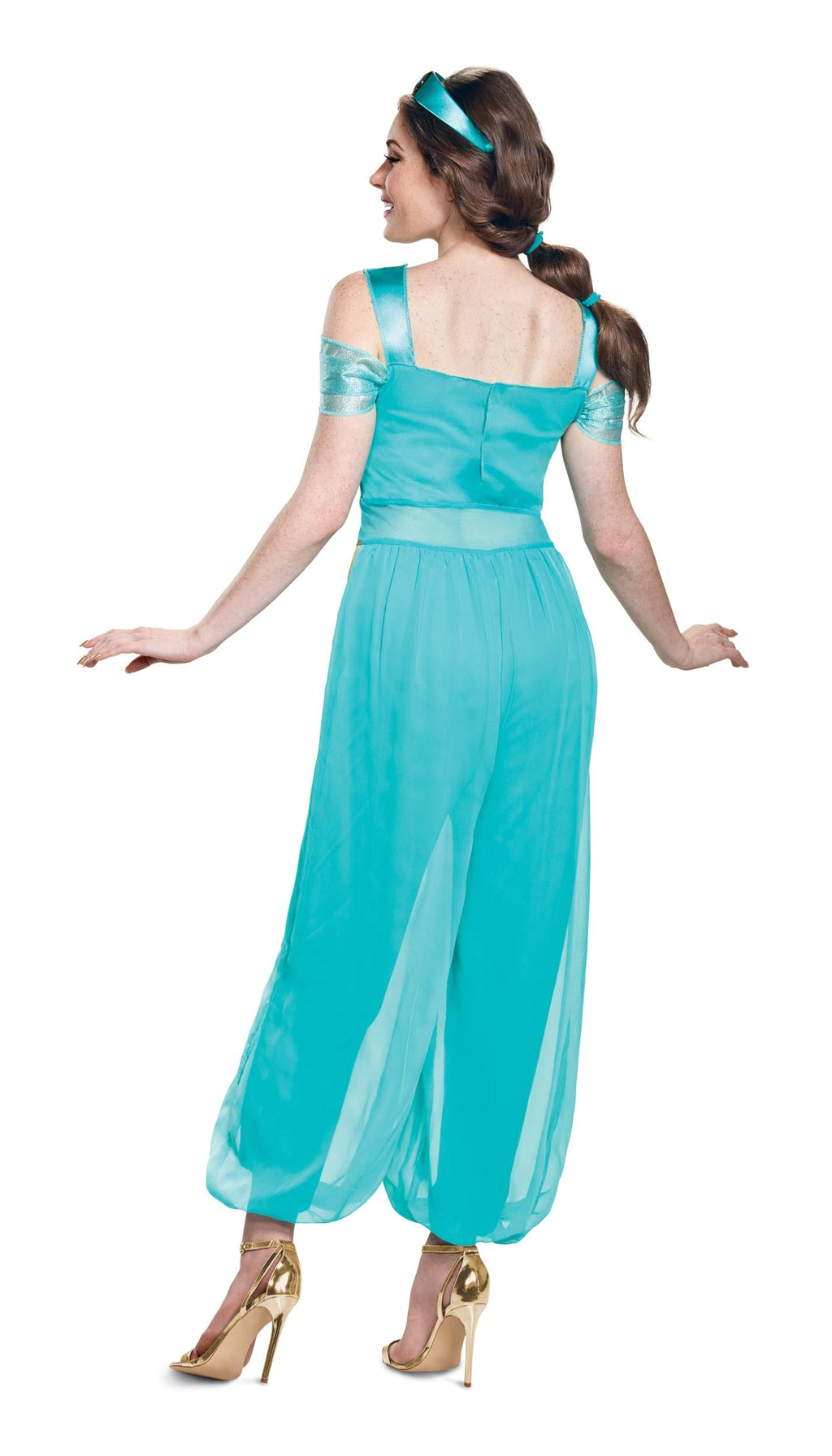Disney Princess Women's Jasmine Deluxe Adult Costume Medium 8-10 by HalloweenStore.com