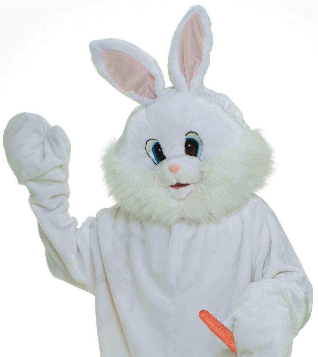 Deluxe Plush Bunny Rabbit Adult Mascot Easter Costume 61465 by HalloweenStore.com