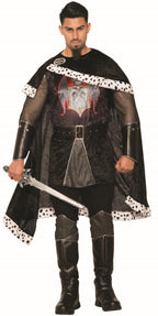 Dark Royalty Black Evil King Adult Mens Costume by HalloweenStore.com