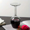 1pc, 13.53oz, Creative Inverted Wine Glass, Unique Shape And Eye-Catching Design. Glass Material, Exquisite Design, Premium Texture. Suitable for Serving Wine, Decanting And Tasting. Home Decor, Artistic Appeal. Transparent Material