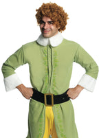 The Elf Movie Buddy the Elf Brown Afro Wig by HalloweenStore.com