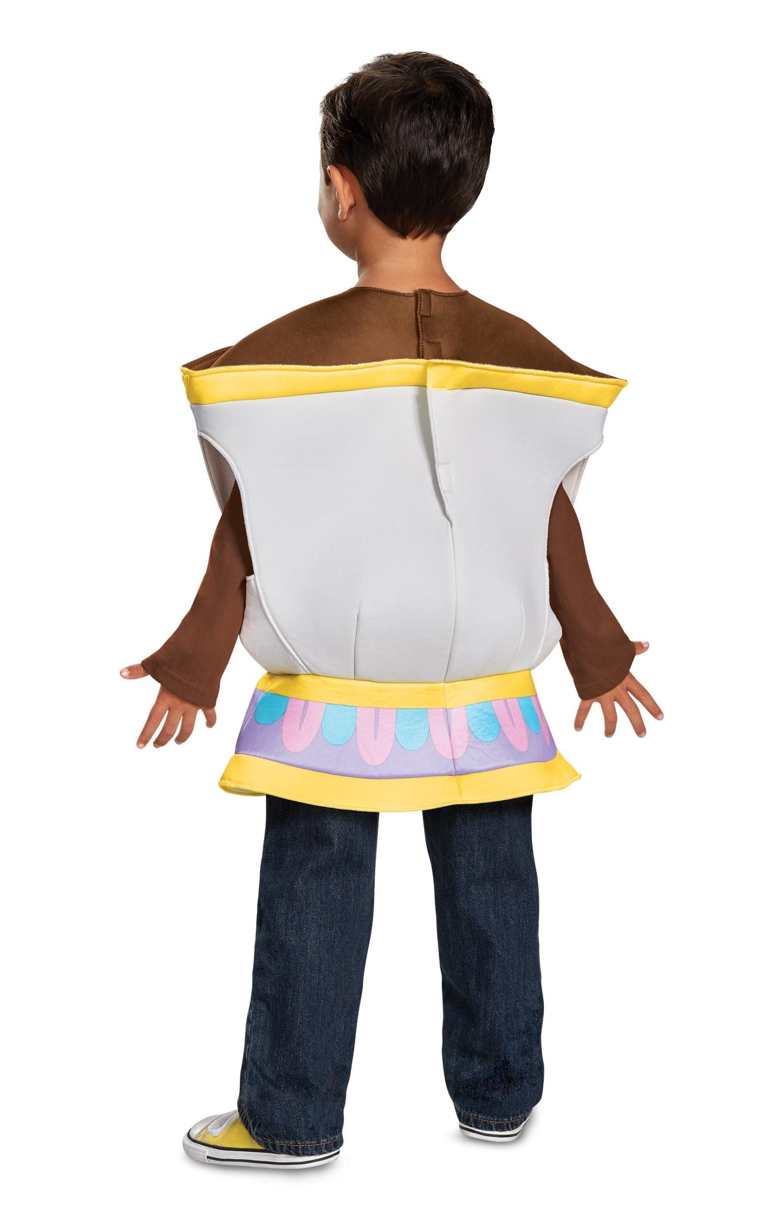 Disney's Beauty and the Beast Chip Deluxe Toddler Costume for Kids up to Size 6 by HalloweenStore.com