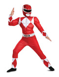 Red Power Ranger Classic Muscle Child Costume Size Large 10-12 by HalloweenStore.com