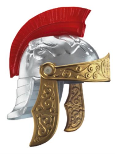 Plastic Roman Soldier Knight Helmet by HalloweenStore.com