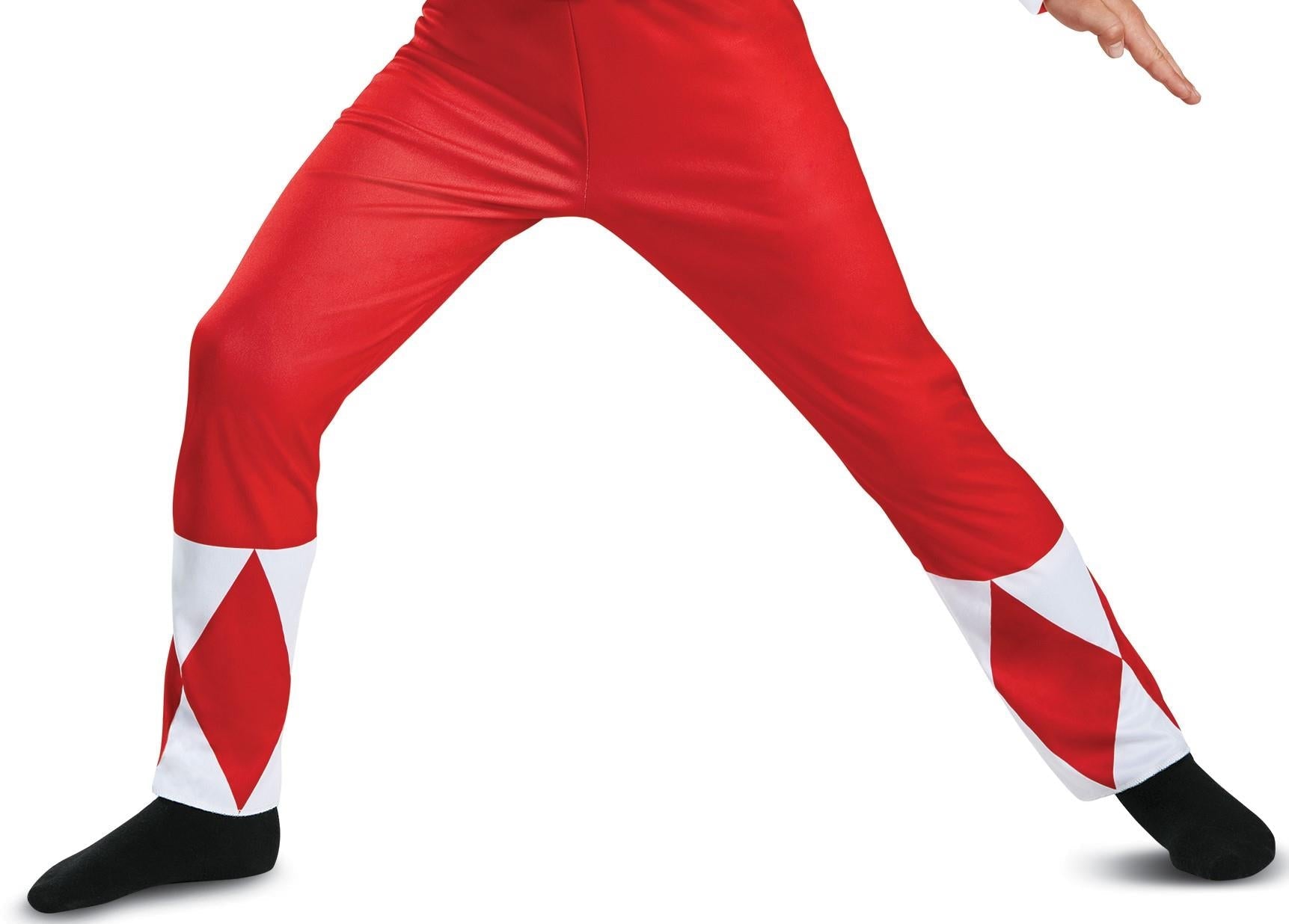 Red Power Ranger Classic Muscle Child Costume Size Medium 7-10 by HalloweenStore.com
