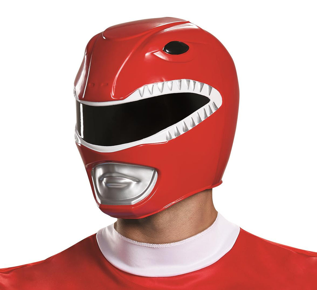 Red Power Ranger Helmet Costume Mask by HalloweenStore.com