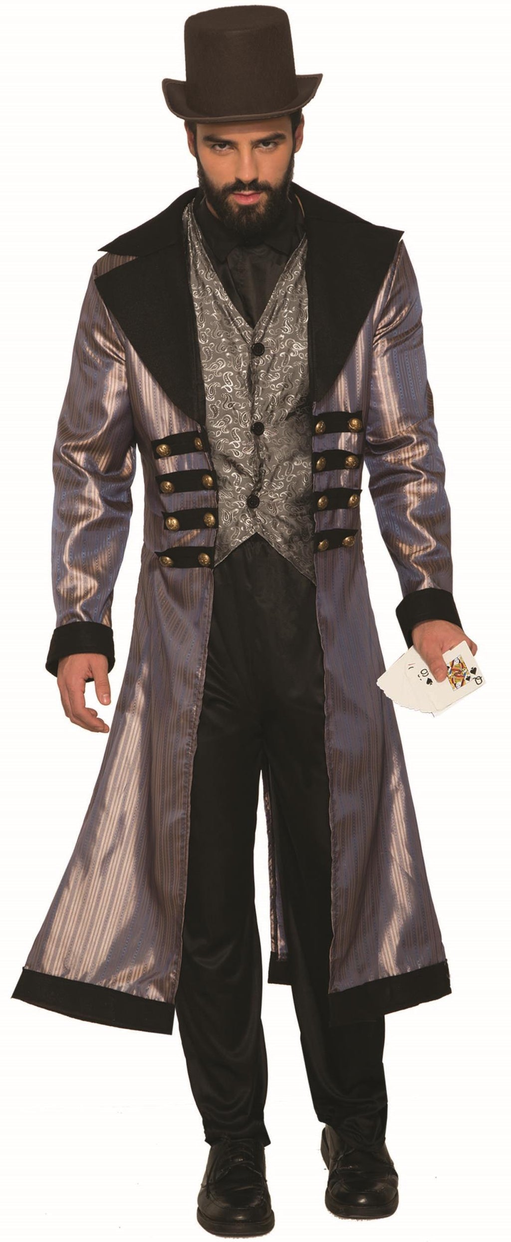 Badlands Wild Western Gambler Suit Adult Mens Costume by HalloweenStore.com