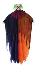 Creepy 67" Scary Hanging Evil Skull Clown Prop by HalloweenStore.com