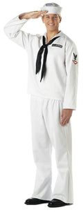 White Seaman Adult Navy Military Costume X-Large by HalloweenStore.com