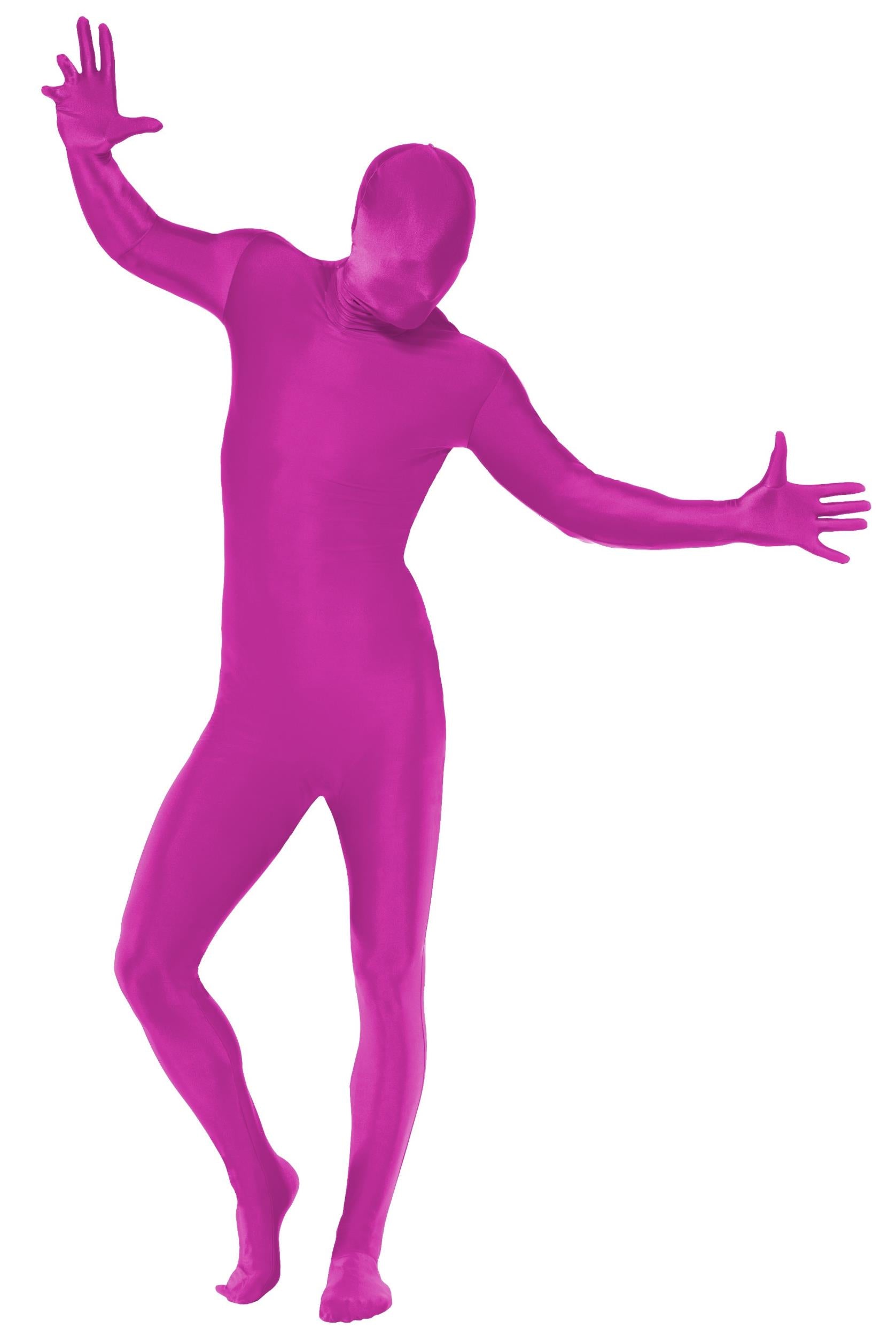 Pink Second Skin Suit Adult Costume X-Large by HalloweenStore.com