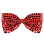 Red Glitz 'N Gleam Sequin Bow Tie Costume Accessory by HalloweenStore.com