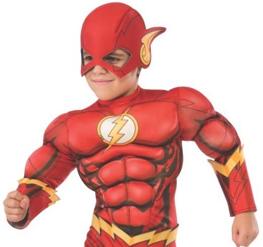 The Flash Deluxe Boys Child Costume Size Medium 8-10 by HalloweenStore.com