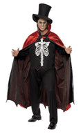 Reversible Vampire/Skeleton Adult Costume Medium 38-40 by HalloweenStore.com