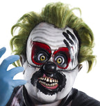 Rubies Inbred Latex Killer Clown Mask With Green Hair by HalloweenStore.com