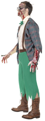 High School Horror: Zombie Geek Adult Costume Medium 38-40 Chest by HalloweenStore.com