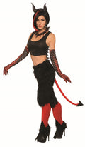 Deluxe Devil Pants With Tail Costume Standard by HalloweenStore.com