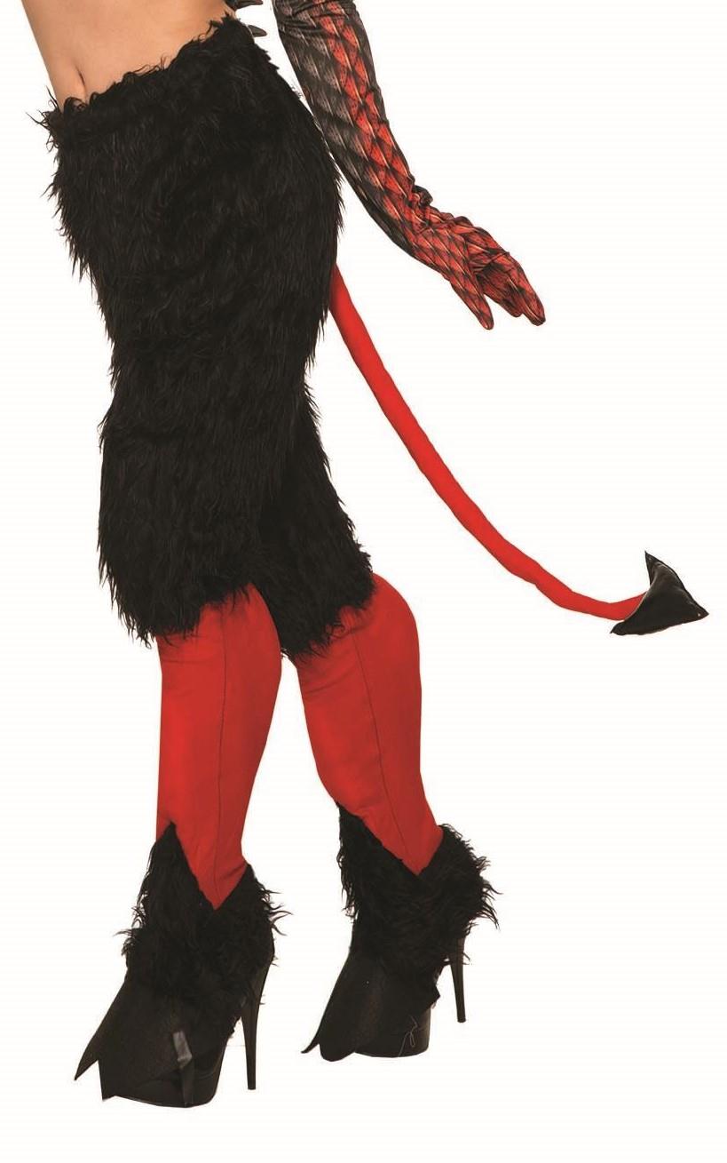 Deluxe Devil Pants With Tail Costume Standard by HalloweenStore.com