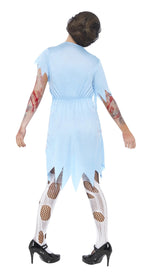 High School Zombie Lunch Lady Adult Costume Size Large by HalloweenStore.com