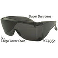 Old Man Safety Super Dark Lens Seeing Eye Blind Man Sunglasses by HalloweenStore.com