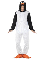 Smiffy's Men's Penguin Costume Includes Jumpsuit with Hood by HalloweenStore.com