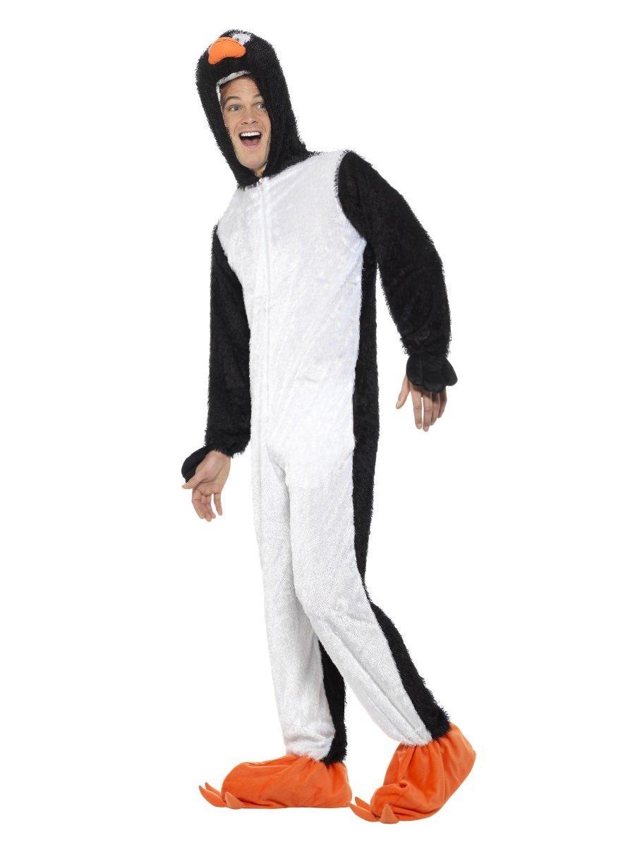 Smiffy's Men's Penguin Costume Includes Jumpsuit with Hood by HalloweenStore.com