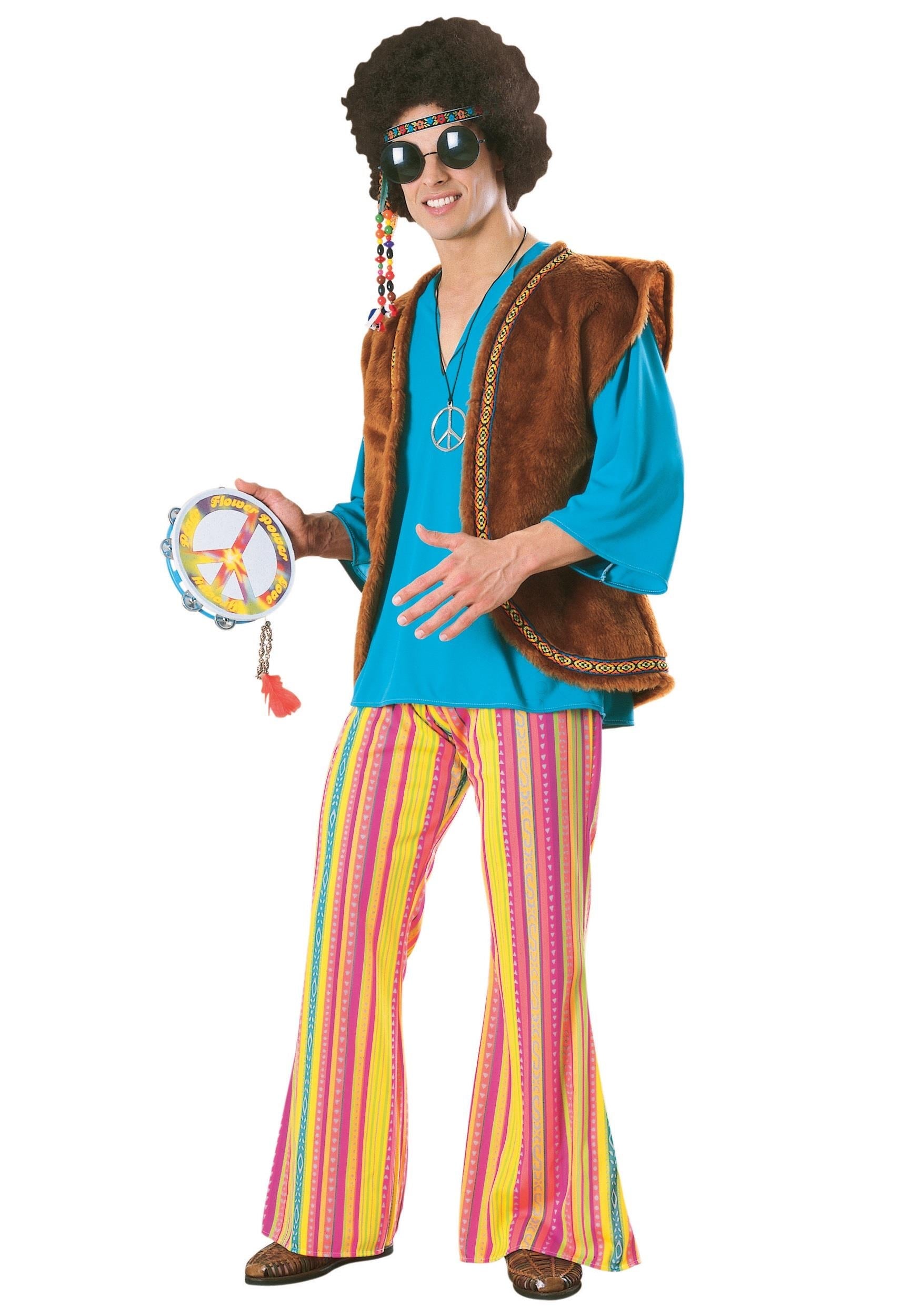 70's Hippie John Woodstock Adult Costume STD by HalloweenStore.com