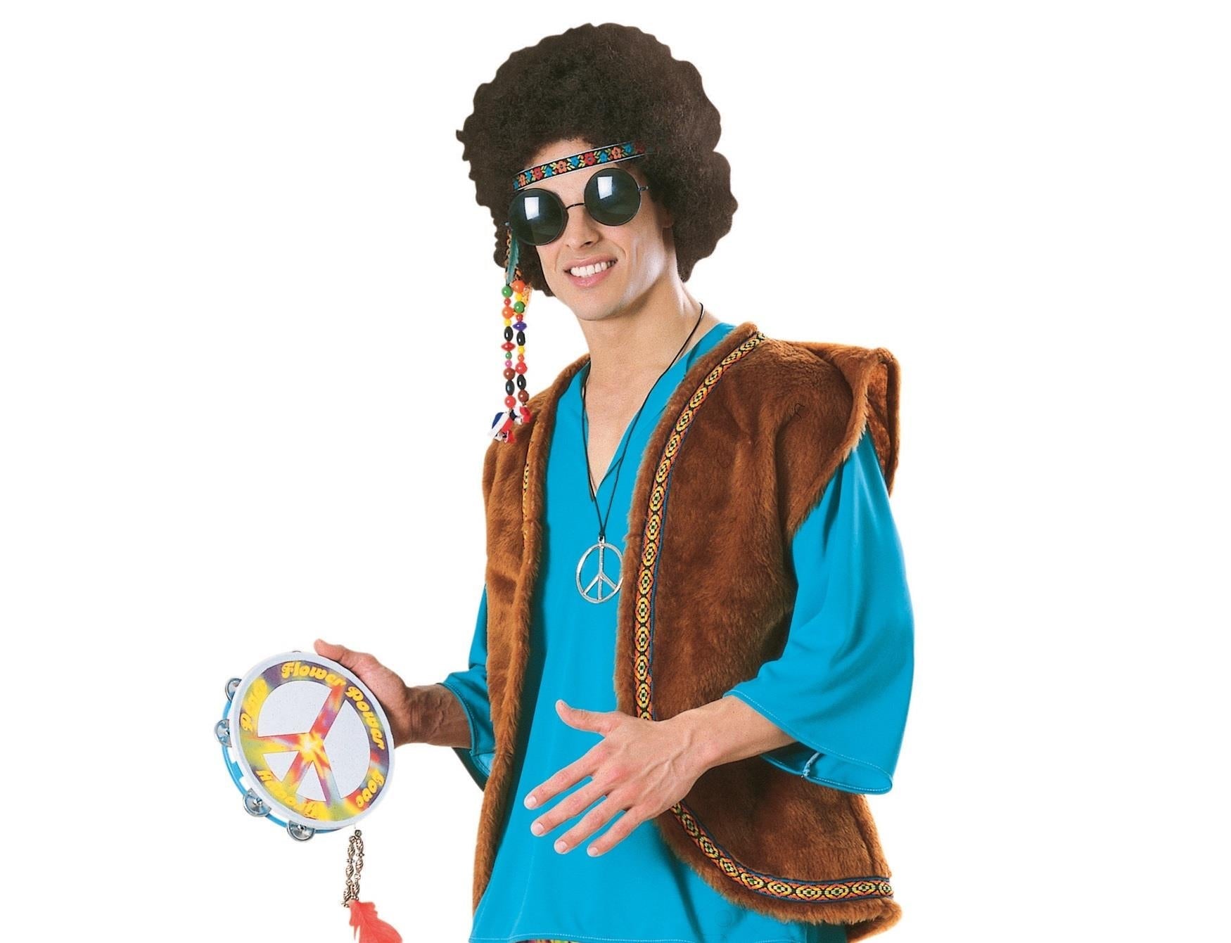 70's Hippie John Woodstock Adult Costume STD by HalloweenStore.com